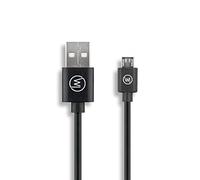 Wicked Chili Cable cargador MicroUSB compatible con Amazon Kindle eBook Reader y Fire Tablet Oasis, Paperwhite, Voyager, Fire HD, Fire HDX, Touch, Keyboard y DX (100 cm), negro