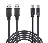 Wicked Chili - Cable de carga PS5-3 m, cable de carga rápida para Playstation 5 Dualsense, Switch Pro, Xbox Series X, cable de mando Play & Charge (300 cm)