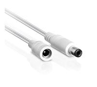 Wicked Chili - Cable de extensión de alimentación (5 m), Color Blanco