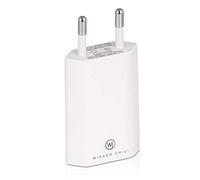 Wicked Chili Cargador Adaptador USB para Libro electrónico, Tablet, Smartphone y teléfono móvil (1000 mAh, 230 V) Blanco