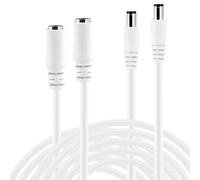 Wicked Chili Juego de 2 cables de extensión de 300 cm para barra de luz Philips Hue Play, barra de extensión de luz de 3 m, lámparas para fuente de alimentación S021LM2400088 (blanco)