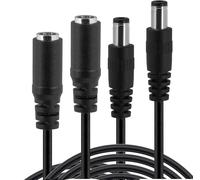 Wicked Chili Juego de 2 Cables de extensión de 300 cm para Philips Hue Play | Lightbar, cable de extensión de 3 m S021LM2400088 (negro)