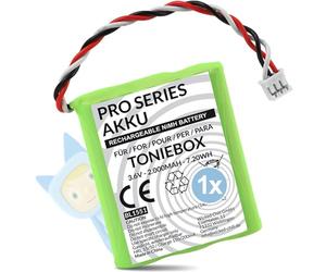 Wicked Chili Pro Series - 1x Batería de Repuesto para Toniebox, 50AA5S Pro Series para Caja de música Original Tonies (2000 mAh, NiMH, 3,6 V)