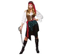 Wicked Costumes Disfraz de pirata del Caribe para mujer, talla XL