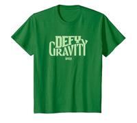 Wicked Defy Gravity Camiseta, Niños, Verde Kelly, 12 años