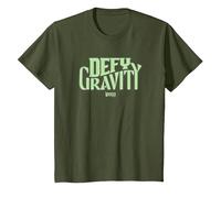 Wicked Defy Gravity Camiseta, Niños, Verde Oliva, 2 años