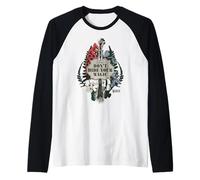 Wicked Don’t Hide Your Magic Floral Broom Camiseta Manga Raglan