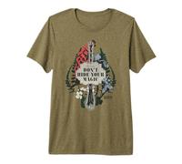 Wicked Don’t Hide Your Magic Floral Broom Camiseta Premium