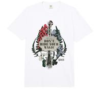 Wicked Don’t Hide Your Magic Floral Broom Comfort Colors Adult Heavyweight T-Shirt