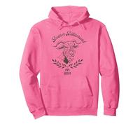 Wicked Dr. Dillamond Laurels Portrait Sudadera con Capucha, Unisex para Adultos, Rosa Brillante, M