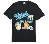 Wicked Elphaba and Glinda Varsity Comfort Colors Adult Heavyweight T-Shirt