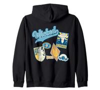 Wicked Elphaba and Glinda Varsity Sudadera con Capucha