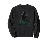 Wicked Elphaba Defying Pose Sudadera, Unisex para Adultos, Negro, XXL