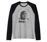 Wicked Elphaba Empowered Magic Portrait Camiseta Manga Raglan