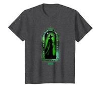 Wicked Elphaba No One Mourns The Wicked Camiseta, Niños, Jaspeado Oscuro, 3 años