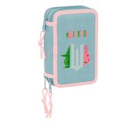 Safta Estuche escolar WICKED – 37 útiles, para niños de 5 a 14 años, 12.5x5.5x19.5 cm