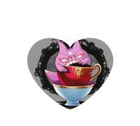 Wicked Fantasy - Ambientadores de coche con diseño de tazas de té, 4 unidades, en forma de corazón, para colgar, aromaterapia, ambientadores perfumados para dormitorio y baño