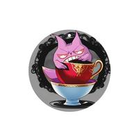 Wicked Fantasy - Ambientadores para coche, 4 unidades, forma redonda, para colgar, aromaterapia, ambientadores perfumados para dormitorio y baño
