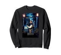 Wicked Fiyero Gates of Shiz Poster Sudadera, Unisex para Adultos, Negro, XL
