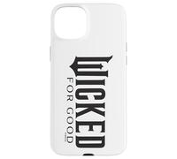 Wicked: For Good Black Minimalist Logo Carcasa para iPhone 15 Plus