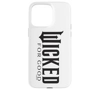 Wicked: For Good Black Minimalist Logo Carcasa para iPhone 15 Pro Max