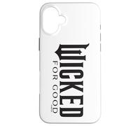 Wicked: For Good Black Minimalist Logo Carcasa para iPhone 16 Plus