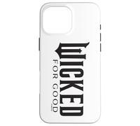 Wicked: For Good Black Minimalist Logo Carcasa para iPhone 16 Pro Max
