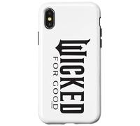 Wicked: For Good Black Minimalist Logo Carcasa para iPhone X/XS