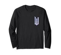 Wicked: For Good Bubble Shimmer Logo Front And Back Manga Larga