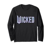 Wicked: For Good Bubble Shimmer Logo Manga Larga