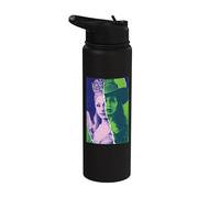 Wicked: For Good Glinda and Elphaba Split Portrait Stainless Steel Insulated Water Bottle