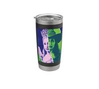 Wicked: For Good Glinda and Elphaba Split Portrait Vaso térmico de acero inoxidable de doble pared