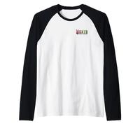 Wicked: For Good Glinda Bubble Poster Front & Back Camiseta Manga Raglan