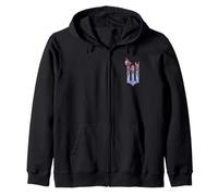 Wicked: For Good Glinda Elegant Logo Front And Back Sudadera con Capucha