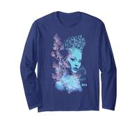 Wicked: For Good Glinda Striking Portrait Manga Larga, Unisex para Adultos, Azul Marino, M