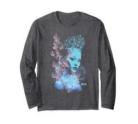 Wicked: For Good Glinda Striking Portrait Manga Larga, Unisex para Adultos, Jaspeado Oscuro, XXL
