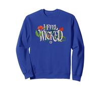 Wicked: For Good I Feel Wicked Sudadera, Unisex para Adultos, Azul Real, M