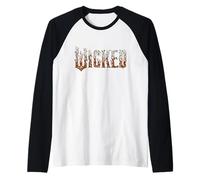 Wicked: For Good Ozian Forest Textured Logo Camiseta Manga Raglan