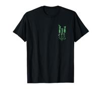 Wicked: For Good Torn Green Logo Front And Back Camiseta