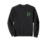 Wicked: For Good Torn Green Logo Front And Back Sudadera