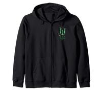 Wicked: For Good Torn Green Logo Front And Back Sudadera con Capucha