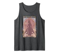 Wicked Glinda Bewitching Silhouette Camiseta sin Mangas, Hombre, Jaspeado Oscuro, XL