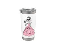 Wicked Glinda Daichi Miura Front & Back Fashion Vaso térmico de acero inoxidable de doble pared