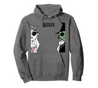 Wicked Glinda Elphaba Split Portrait Fashion Sudadera con Capucha