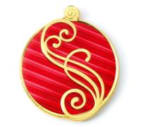 Wicked Glinda - Pin con logotipo de Shiz rosa, talla única, Zinc, No es una piedra preciosa