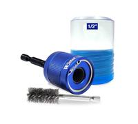 WICKED Kit de Cepillo de Limpieza de Tubos de Cobre de 1/2 Pulgada; Herramienta Profesional de Fontanero Industrial All Metal, Grado de construcción Resistente con Piezas reemplazables