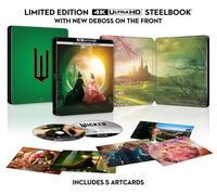 Wicked – 4K Ultra HD y Blu-ray – Edición limitada Steelbook con artcards