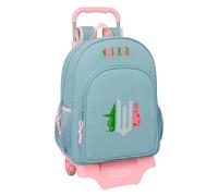 WICKED - Mochila Escolar Grande con Carro, Mochila Niño, Mochila Infantil, Adaptable a Carro, Ideal para Niños en Edad Escolar, Cómoda y Versátil, Calidad y Resistencia, 33x15x42 cm