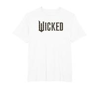 Wicked Movie Floral Logo Camiseta, Hombre Tallas Grandes, Blanco, 3X Alto