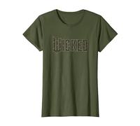 Wicked Movie Floral Logo Camiseta, Mujer, Verde Oliva, XXL